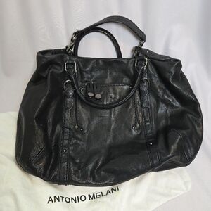 Antonio Melani Black Oversized Shoulder bag